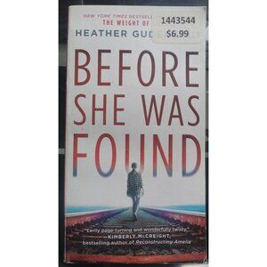 Before She Was Found by Heather Gudenkauf PB Suspense Thriller Book